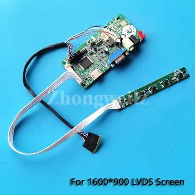 Kit For B173RW01 V0/V1/V2/V3/V4/V5 LVDS VGA HDMI 40Pin Controller Board 1600*900 • $19.61