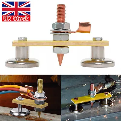 Magnetic Grounding Clamp Holder Welding Support Machine Ground Connector UK • £5.65