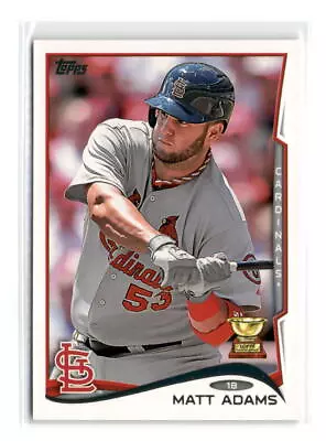 2014 Topps - #157 - Matt Adams - St. Louis Cardinals • $1.60