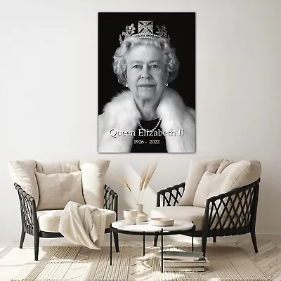 Queen Elizabeth II  Wall Art Print  Sizes A4 A3 A2 • £6.99