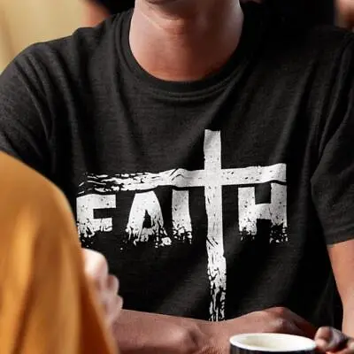FAITH  Christian Tee Religion God Tee Shirt Any Color Any Size • $16.12