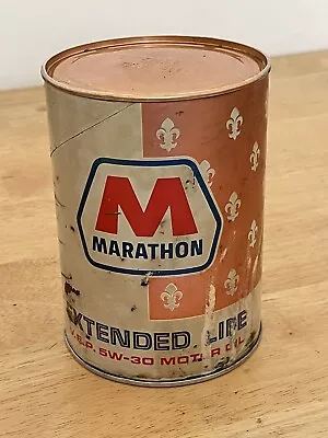 Marathon Extended Life 5W-30 Oil Can 1 Quart Can Full • $19.99