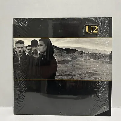 Original U2 Joshua Tree LP Album 1987 Island Label 90581-1 NM + Poster Bono • $69.99