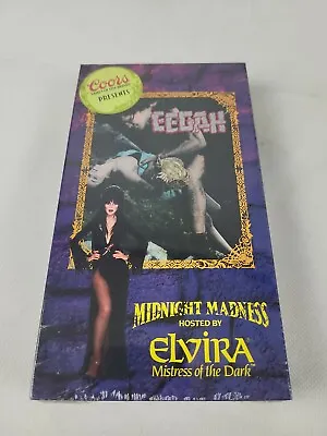 EEGAH ELVIRA MIDNIGHT MADNESS Presented By Coors 1991 Brand New Factory Sealed! • $24.99