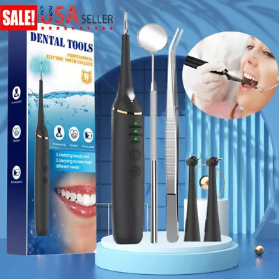 $8.45 • Buy Ultrasonic Electric Tooth Cleaner Dental Scaler Teeth Tartar Calculus Remover US