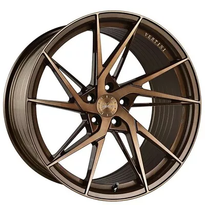 19x9.5  Vertini Wheels RFS1.9 Brushed Dual Bronze Flow Formed Rims • $1599