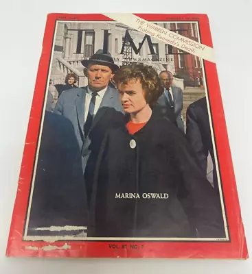Time Magazine (February 14 1964) (Marina Oswald The Warren Commission) • $17.95