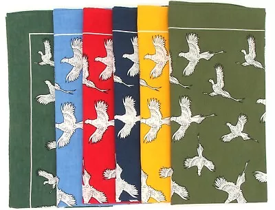 New Large Cotton Square Handkerchiefs Hankies - Pheasant - Neckerchief Gift • £4.95