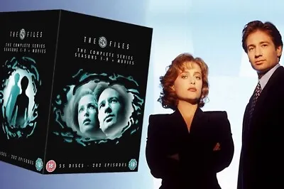 THE X FILES - Complete Collection Seasons 1-9 + MOVIES + Extras Dvd Box Set New! • £54.95