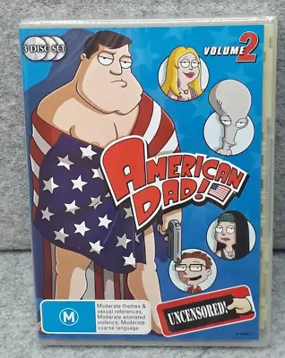 NEW: AMERICAN DAD VOLUME 2 COMEDY TV SERIES DVD Set Region 4 PAL Free Fast Post • $12.75