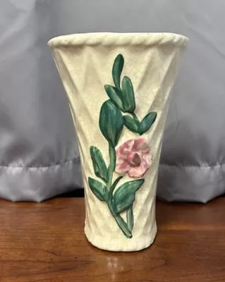 Vintage Morton Pottery Ceramic Floral Wall Pocket • $15