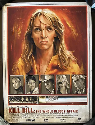 Kill Bill Movie Poster RARE Art Print Quentin Tarantino Robert Bruno Sdcc Mondo • $342