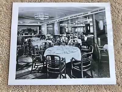 RMS Mauretania Cunard Publicity Photo / 1st-Cl Dining Room / Cunard White Star • $19.99