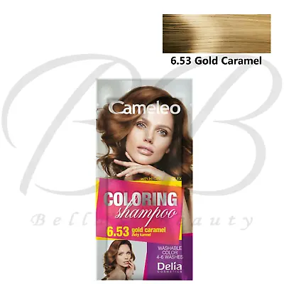 DELIA Cameleo Ammonia Free Temporary Hair Coloring Shampoo Dye 4 To 6 Wash Out • £2.95