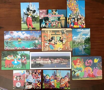 Walt Disney World Vintage Blank Postcards LOT OF 11 Mickey Minnie Post Card • $25