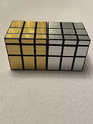 Mirror Blocks Rubik’s Cube 2 Pack Gold And Silver • $15