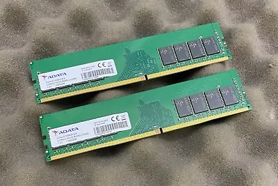 16GB Kit (2 X 8GB) AData AD4U213338G15-S DDR4-2133 PC4-17000 Computer Memory RAM • £26.99