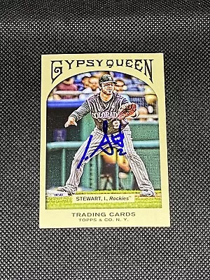 Ian Stewart Colorado Rockies 2011 Topps Gypsy Queen Signed Auto Card #276 ~ COA • $4.95