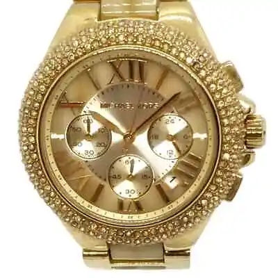 Auth MICHAEL KORS - MK-5902 Unconfirmed Gold Beige Women's Wrist Watch • $122
