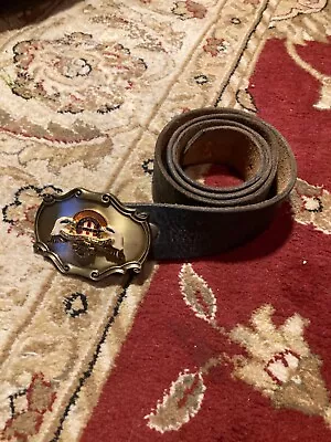 Men’s Vintage Harley Davidson Leather Belt (11) • $5