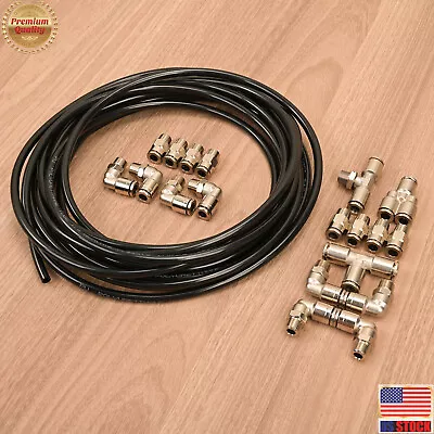 $68.88 • Buy New Push Lock Vacuum Boost Fitting Kit For Universal Tial Bov Turbo 1/8th NPT