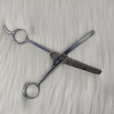 Vintage Vogue T-7  Hair Thinning Shears Scissors Stainless Steel Made In Italy • $7.95