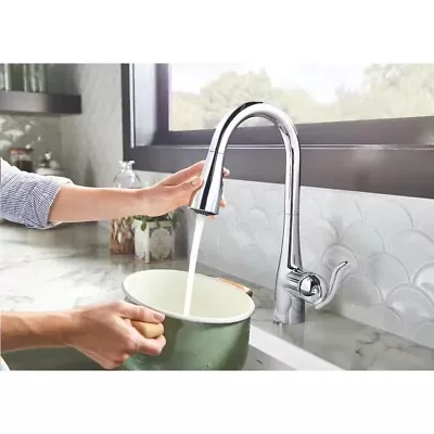 Moen 7594C Single Handle Pulldown Spray Kitchen Faucet W Reflex Technology • $189