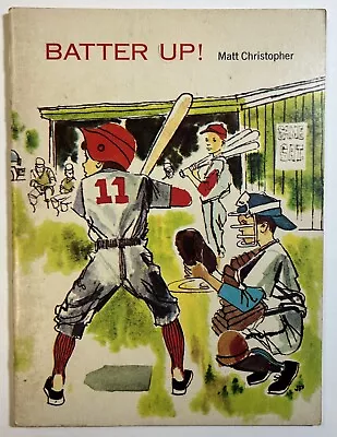 Batter Up! 1963 Children’s Book By Matt Christopher Baseball Story • $59.99