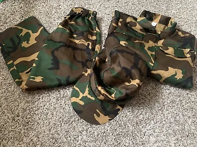 Child Small US Army Camo Camouflage Soldier Military Marine Boy Costume Uniform • $20