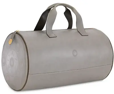 Azzaro Weekender Barrel Cylinder Duffel Gray Gym Travel Overnight Large Bag • $15