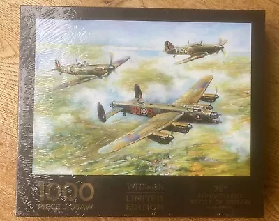 75th Aniv Battle Of Britain Jim Mitchell 1000 Piece Wh Smith Jigsaw Puzzle Bnib • £0.99