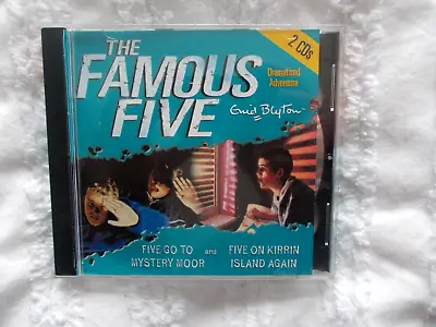 The Famous Five: Five Go To Mystery Moor & Five On Kirrin Island Again (CDs) • £3.49