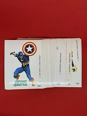 1980 Marvel Superheroes Terrabusi Complete 30 Card Sticker Set Hot Rare • $100