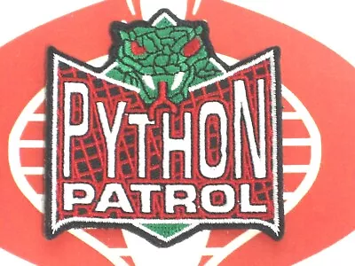 GI Joe COBRA PYTHON PATROL Logo Embroidered PATCH 2.4  X 2.6   • $6.99