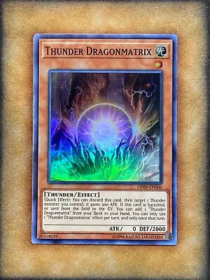 Yugioh Thunder Dragonmatrix OP09-EN006 Super Rare NM • $4.99