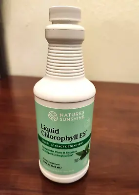 Nature's Sunshine Chlorophyll Liquid 16 Fl Oz Fresh Mint Drops New Exp 09/2025 • $28.95
