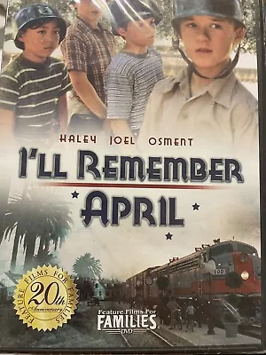 I'LL REMEMBER APRIL DVD 1998 Haley Joel Osment Pat Morita Mark Harmon Families • $6