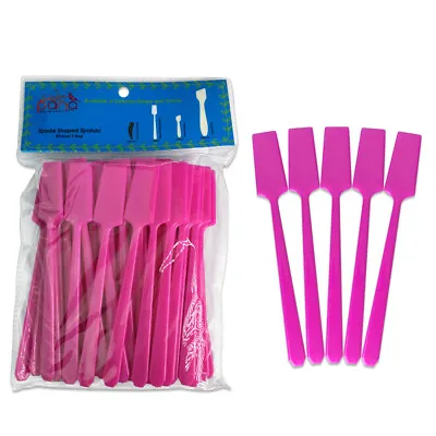 1pk Pana Spade Shaped High Quality Cosmetic Makeup Plastic Spatula Scoop - Pink • $7.49