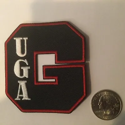 $6.69 • Buy UGA University Of  Georgia Bulldogs Vintage Embroidered Iron On Patch  3” X 2.75