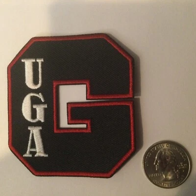 $6.69 • Buy UGA University Of  Georgia Bulldogs Vintage Embroidered Iron On Patch  3” X 2.75