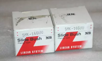 (Lot Of 2) NB Nippon Bearing SMK-16GUU Slide Bush Square Flange Type * NEW * • $49.99