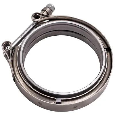 $17.48 • Buy 4 Inch 4 V-band Clamp  Stainless Steel Flange Male-Female For Exhaust Pipe
