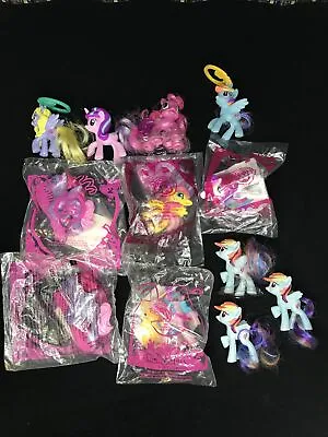 Mcdonalds Happy Meal Lot Of 12 My Little Pony 5 Sealed 7 Opened • $19.95