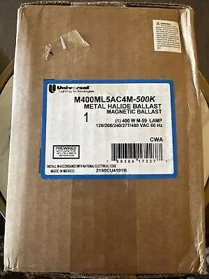 NEW Universal M400ML5AC4M-500K Magnetic Watt Metal Halide Ballast 400W M-59 Lamp • $69.99