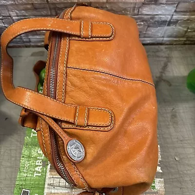 Michael Kors Orange Leather Shoulder Bag • $12