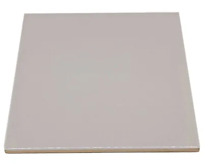 Pack Of 40 B&Q Glina Light Beige Grey Gloss Ceramic Wall Tiles 150x150mm Kitchen • £14.98