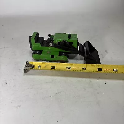 Tonka Mini Earth Mover Bulldozer Front End Loader Vintage Green Metal Toy • $5