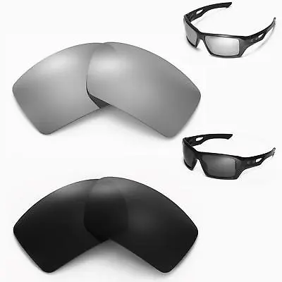 New Walleva Polarized Black + Titanium Lenses For Oakley Eyepatch 2 Sunglasses • $26.99