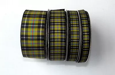 Tartan Ribbon Cornish Tartan 10/16/25/38mm Widths 1m 2m 5m Lengths • £1.95