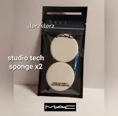 MAC Cosmetics *STUDIO TECH SPONGE* / 2 Sponges / New In Box • $17.50